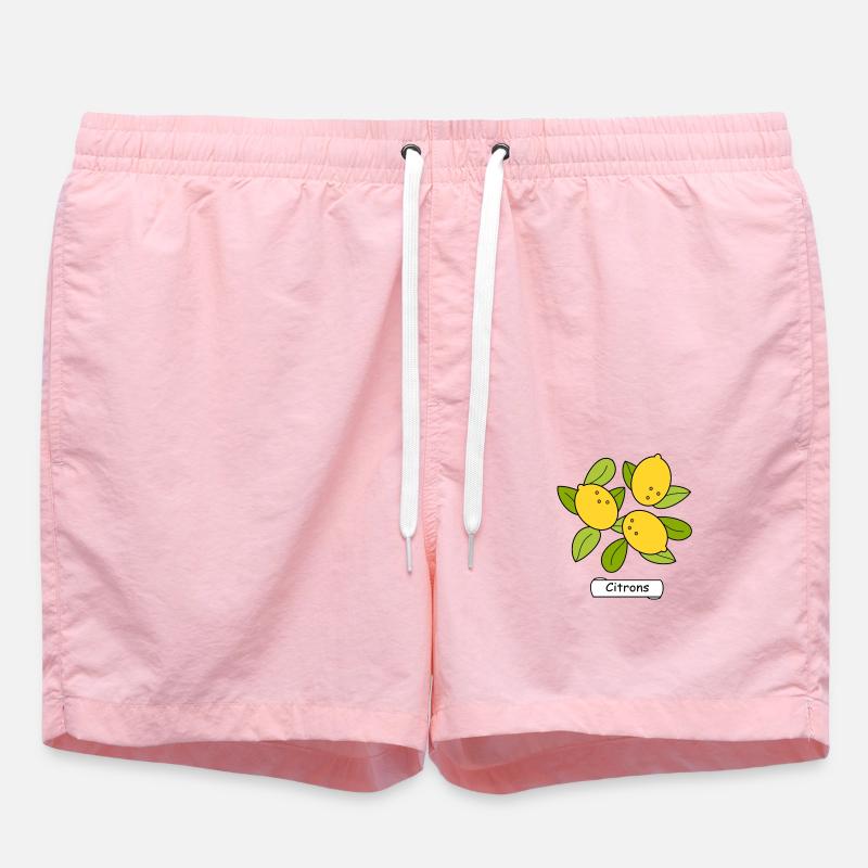 Citrons - Swim Trunks - pink