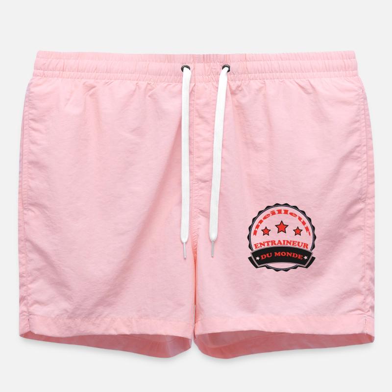 Bester COACH der Welt - Badeshorts - Pink