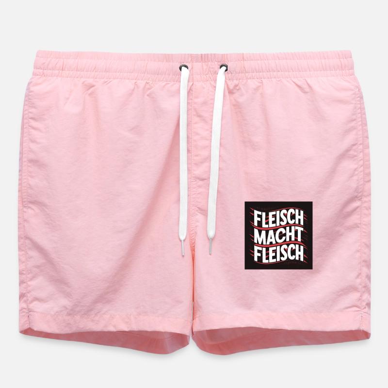 Fleisch macht Fleisch - Badeshorts - Pink