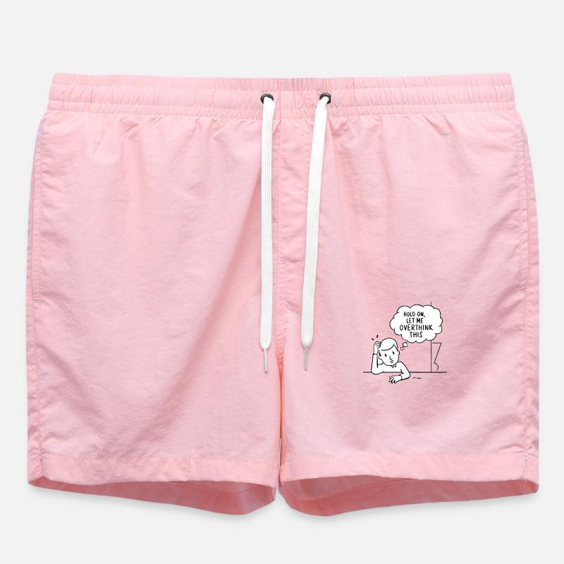 Overthink-Modus aktiviert - Badeshorts - Pink