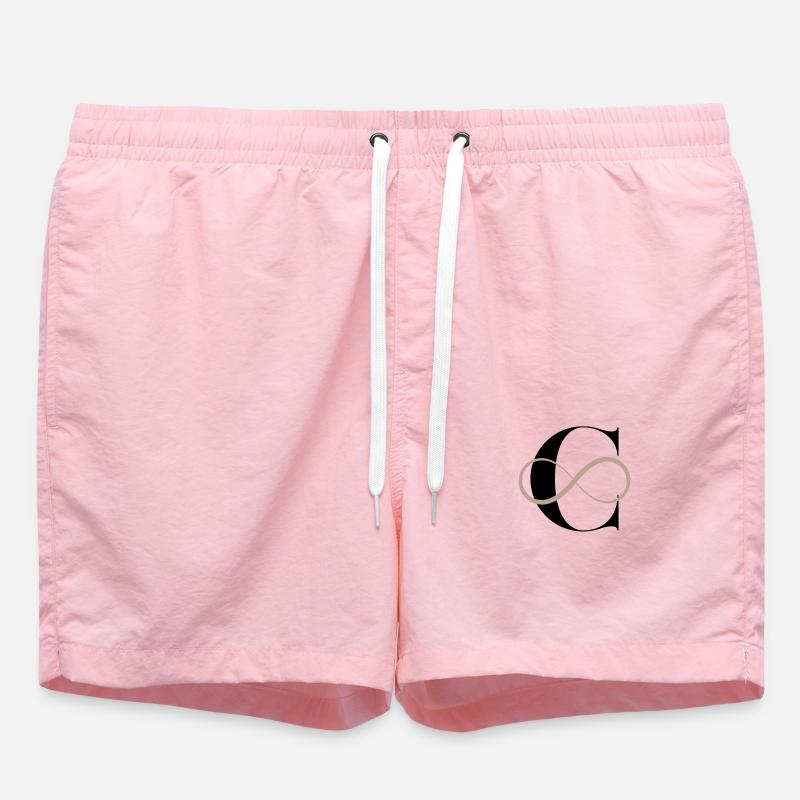 Unendlicher Buchstabe c - Badeshorts - Pink