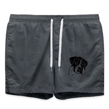 Boxer Puppy - Swim Trunks -  - Front