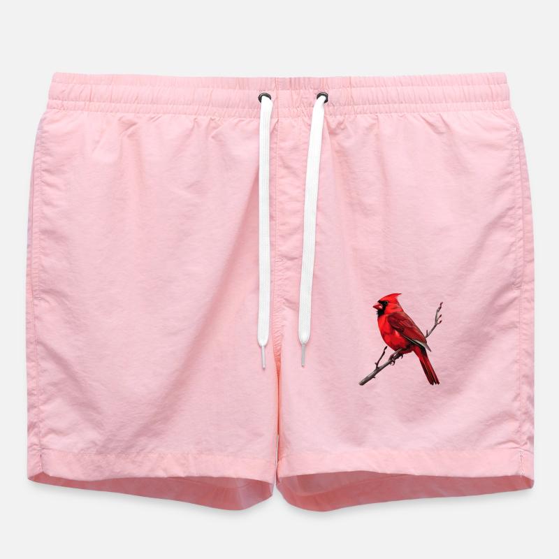 Cardinal Vogel rouge - Short de bain - rose