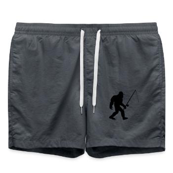 big foot fishing - Swim Trunks -  - Front