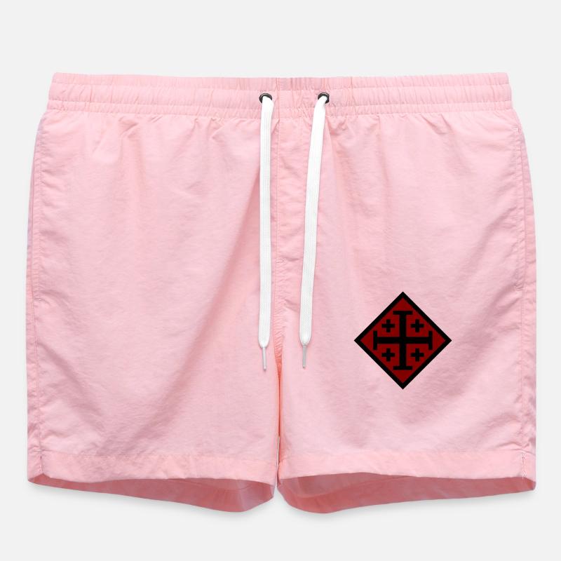 Croix de Jérusalem - Short de bain - rose