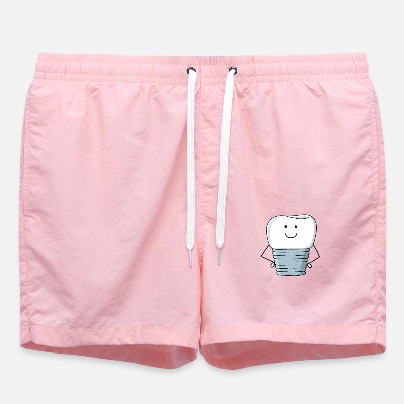 Couronne implantaire - Short de bain - rose