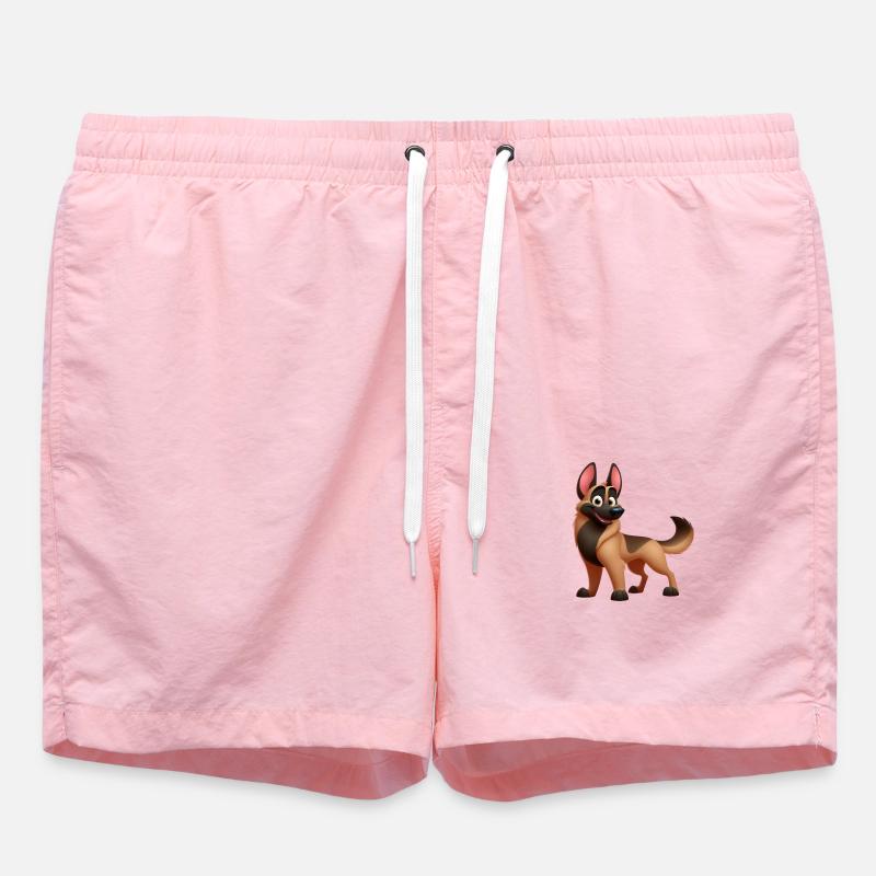 malinois 8 - Short de bain - rose