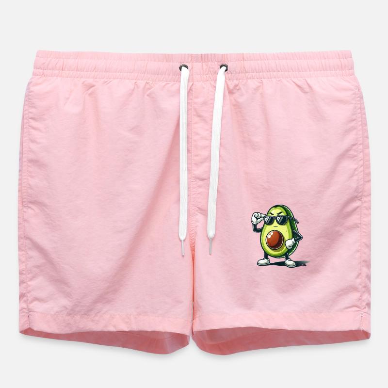 Avocado Comic Cool - Badeshorts - Pink