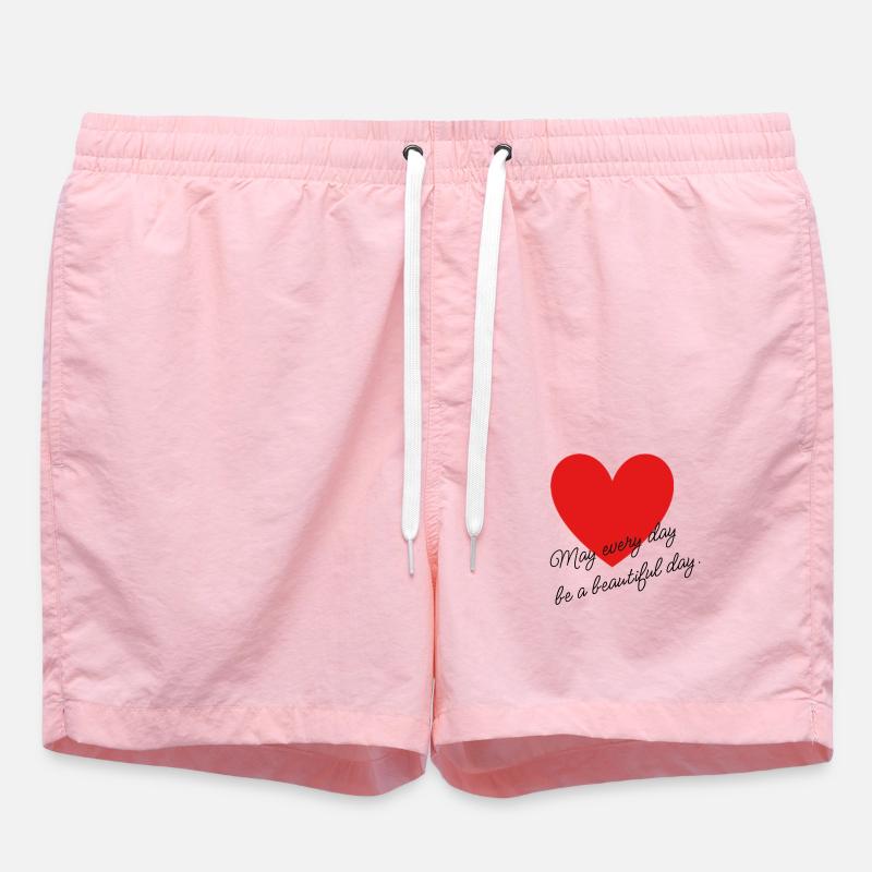 Forme de cœur - Short de bain - rose