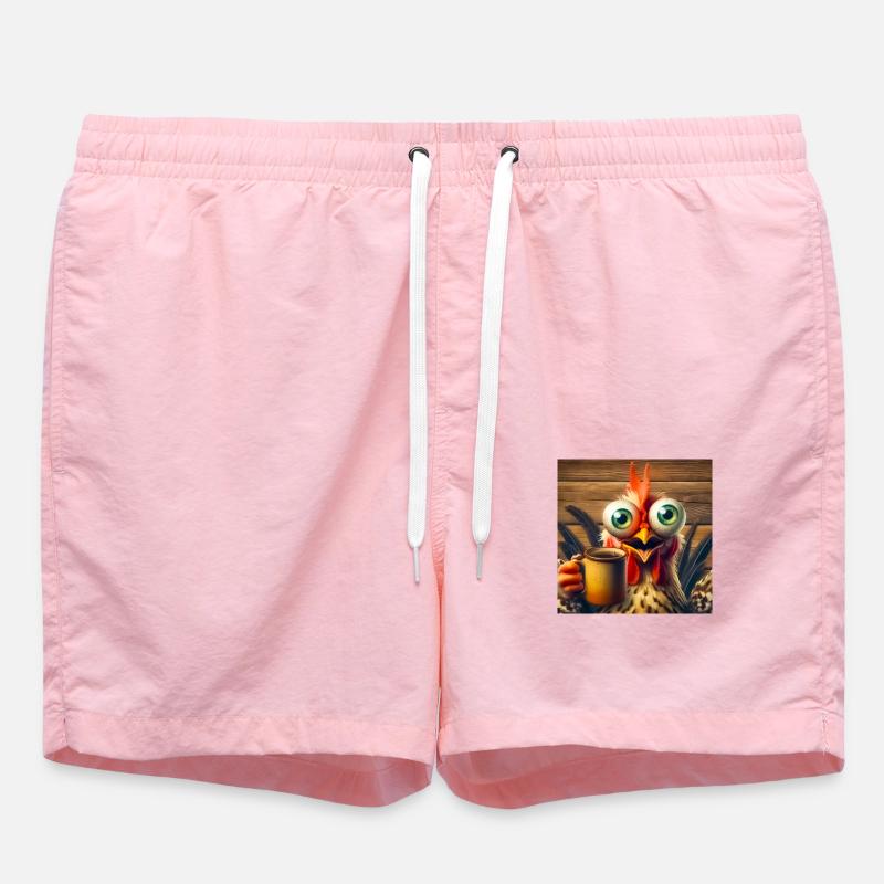 Poulet - Short de bain - rose