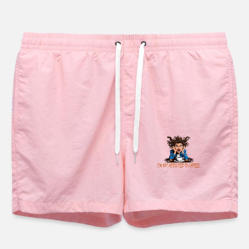 Pas accro au café - Short de bain - rose