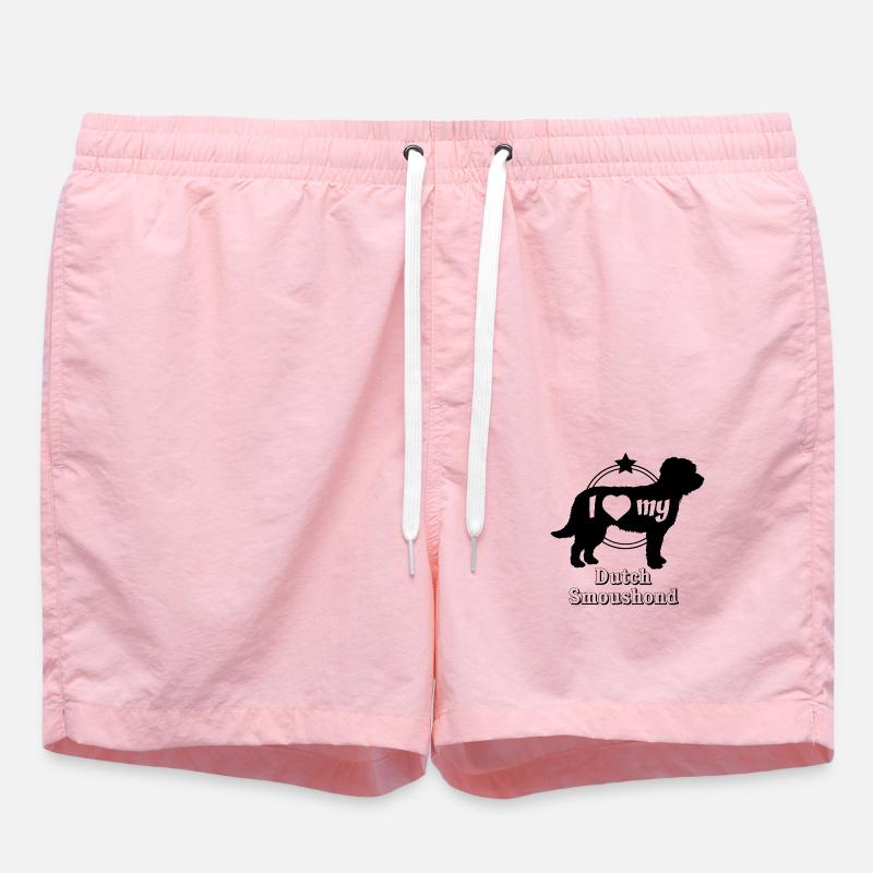 J’adore mon Smoushond hollandais - Short de bain - rose