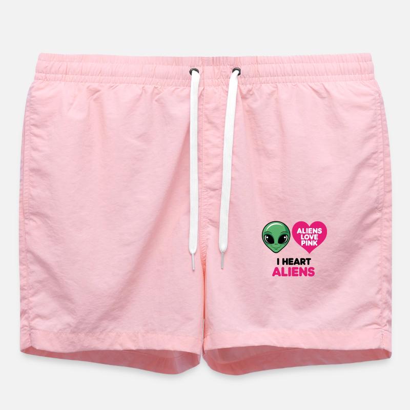 Les extraterrestres aiment le rose - Short de bain - rose