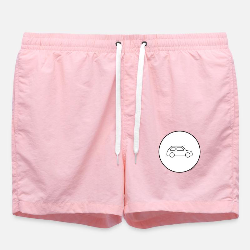 einfach ein Auto - Badeshorts - Pink