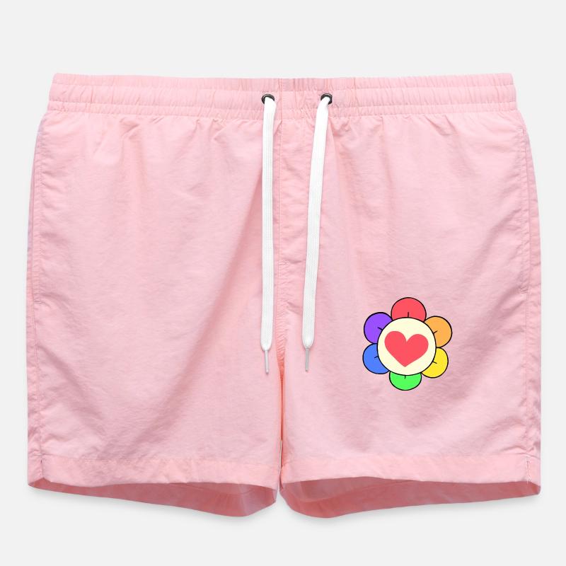 Dandy Fleur Arc-en-ciel - Short de bain - rose