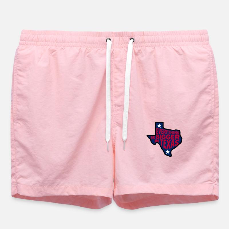 Everthing is bigger in Texas - Swim Trunks - pink