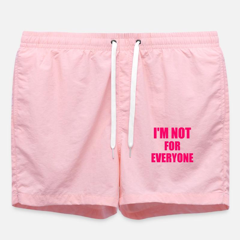 i'm not for everyone - Short de bain - rose