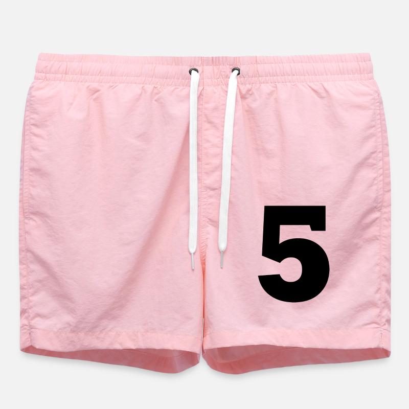 5 - Short de bain - rose