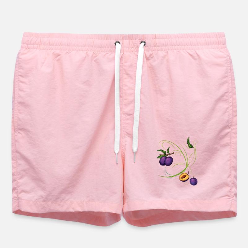 Prunes, fruit - Swim Trunks - pink
