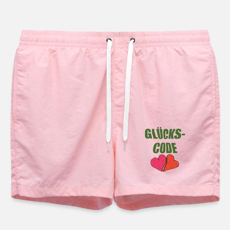 glückscode - Badeshorts - Pink