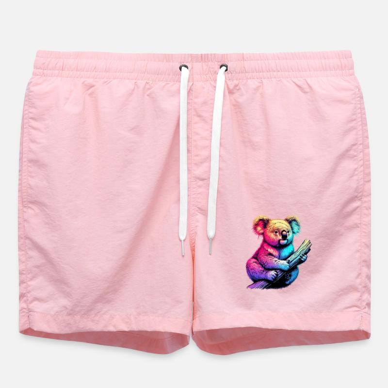 Koala - Swim Trunks - pink