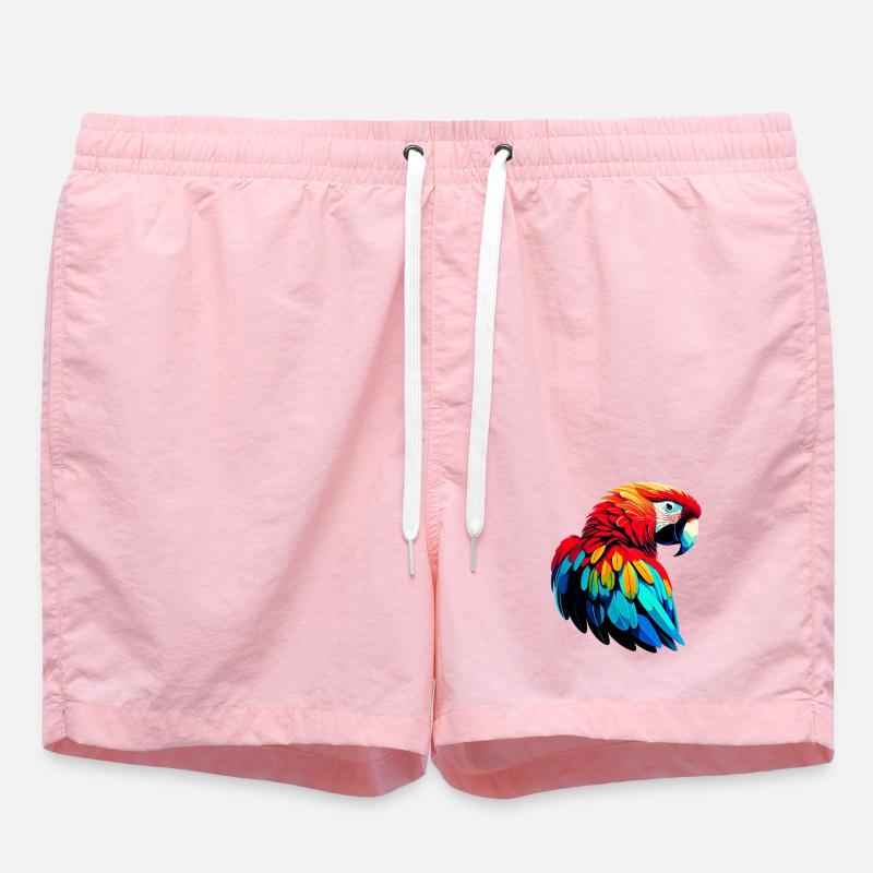 Parrot - Swim Trunks - pink