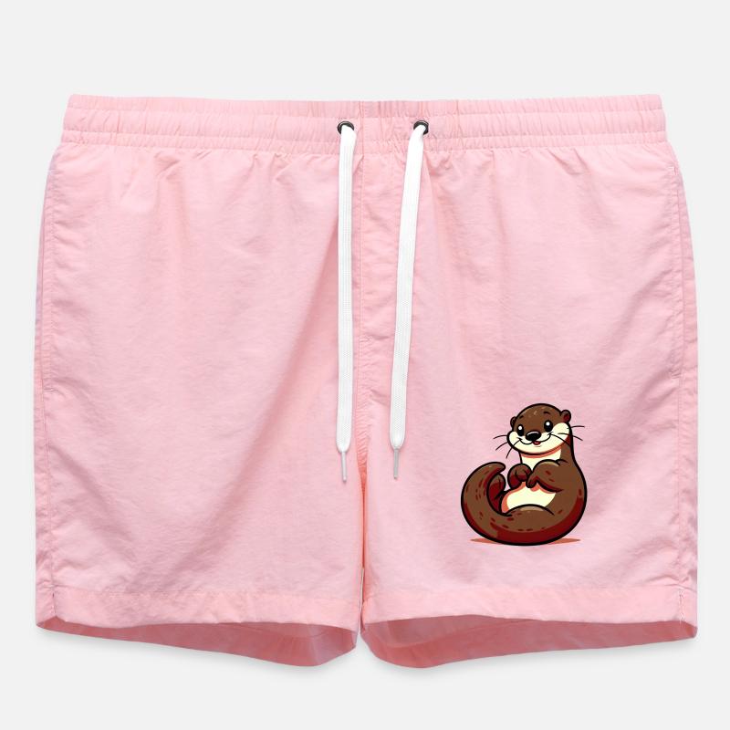 Otter - Swim Trunks - pink