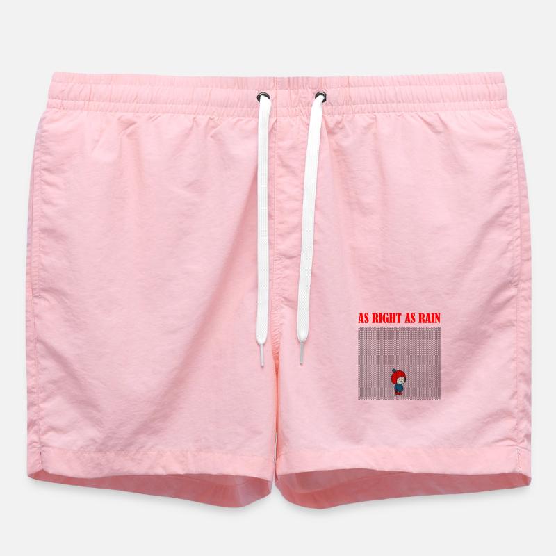 As_right_as_rain - Short de bain - rose