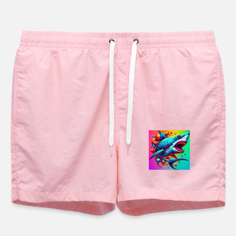 Requin - Short de bain - rose