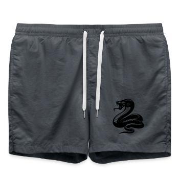 Schlange Python Silhouette - Badeshorts -  - Vorne
