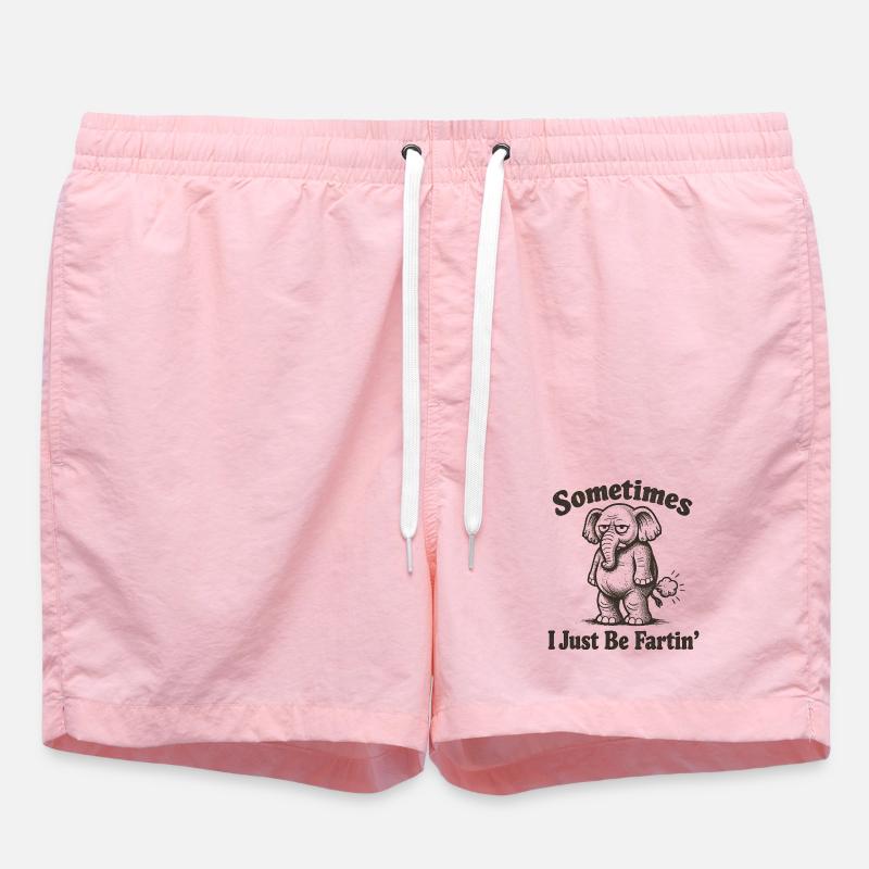 Manchmal furze ich einfach nur. - Badeshorts - Pink