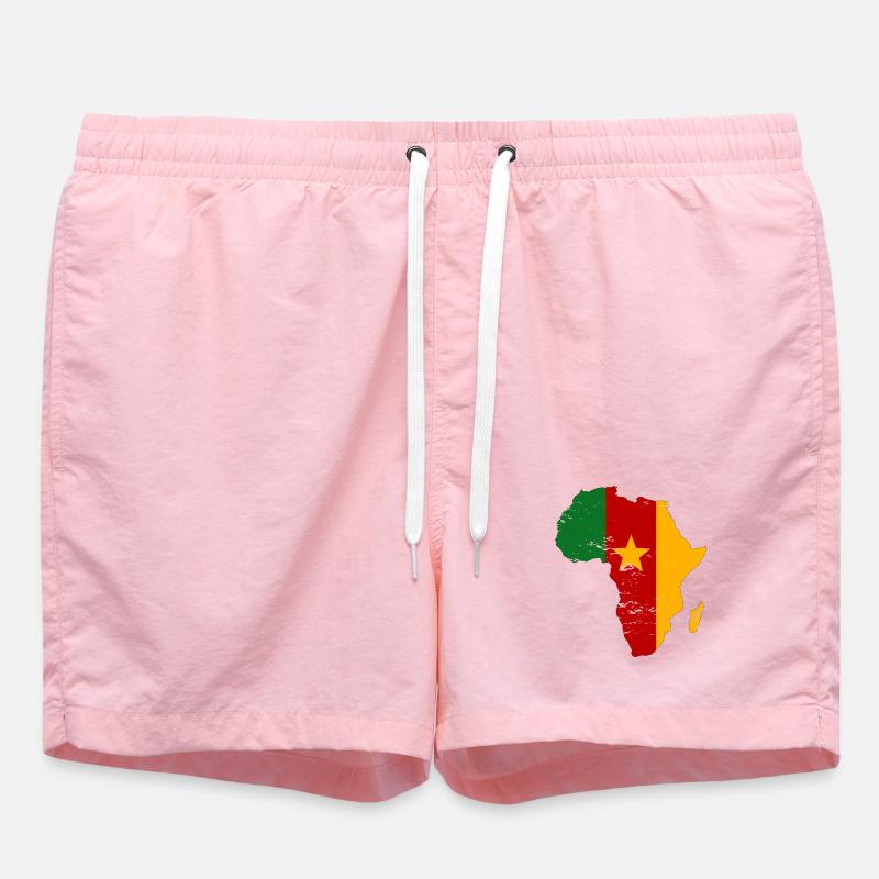 Drapeau du Sénégal Afrique utilisé - Short de bain - rose
