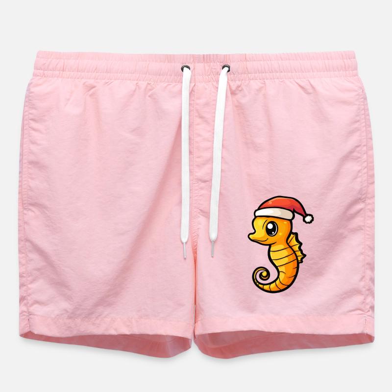 Noël de l’hippocampe - Short de bain - rose
