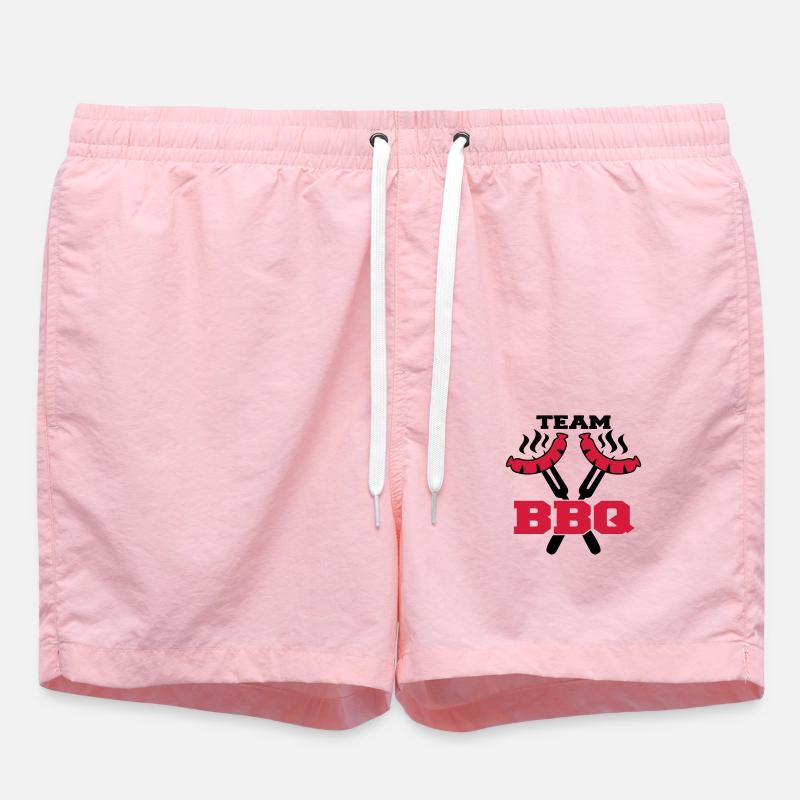 Team BBQ Logo - Short de bain - rose