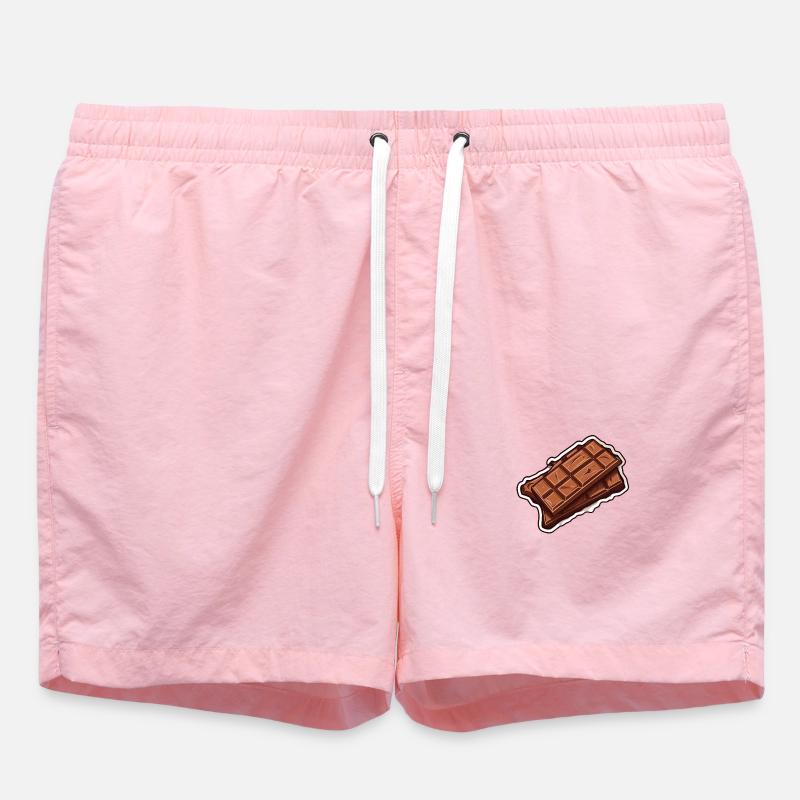 Barre chocolatée - Short de bain - rose