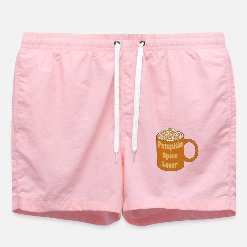 Pumpkin Spice Lover - Badeshorts - Pink