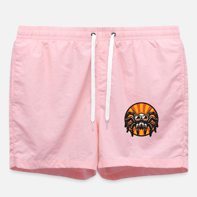 Tarentule Bande Dessinée Cool Été - Short de bain - rose