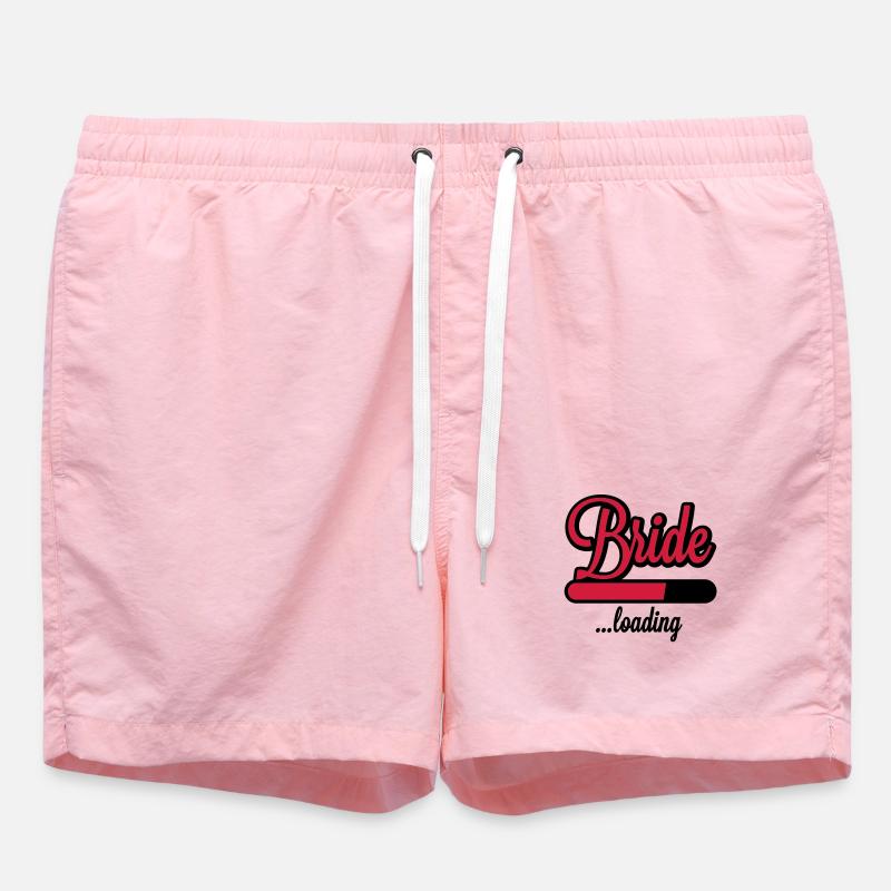 Bride loading | Hen Night - Swim Trunks - pink