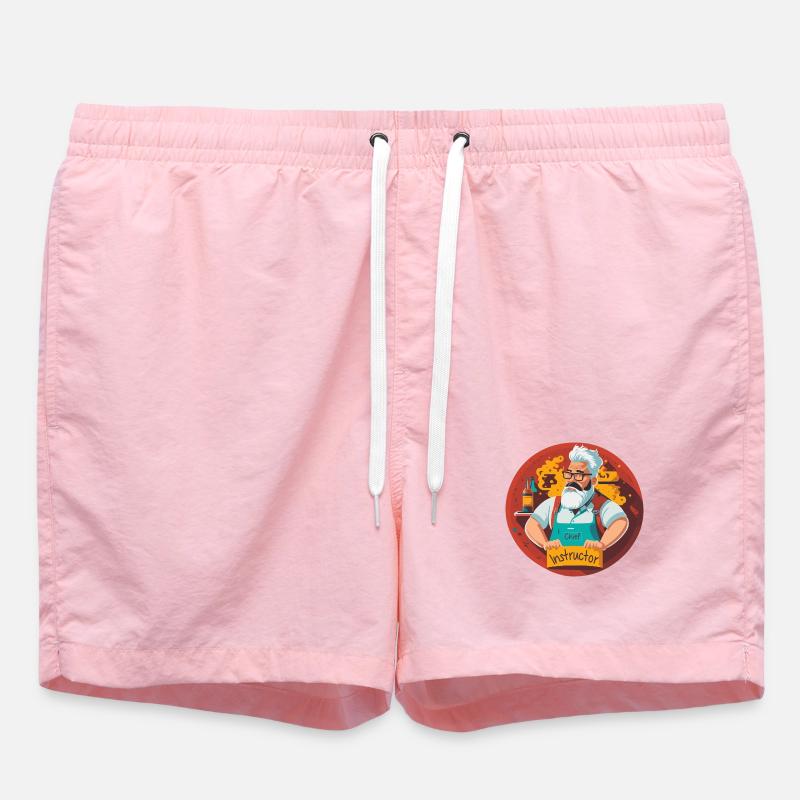 BBQ Main Instructor - Swim Trunks - pink
