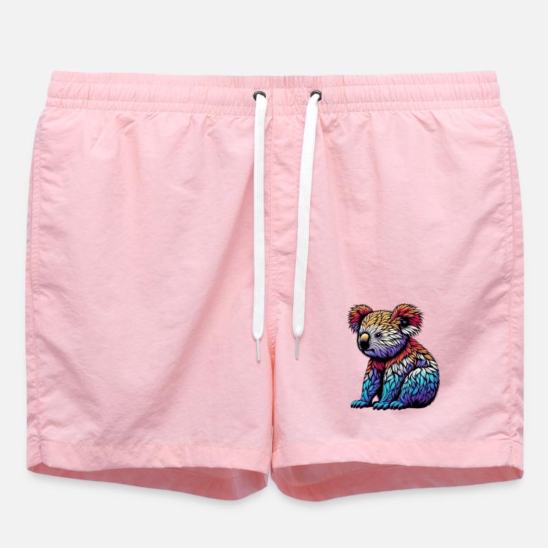 Koala - Swim Trunks - pink