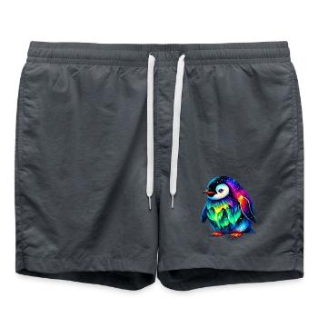 Aurora Borealis Pinguin - Badeshorts -  - Vorne