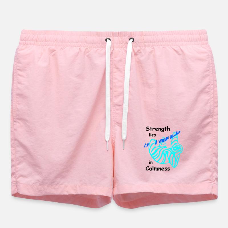 faultier calmness - Badeshorts - Pink