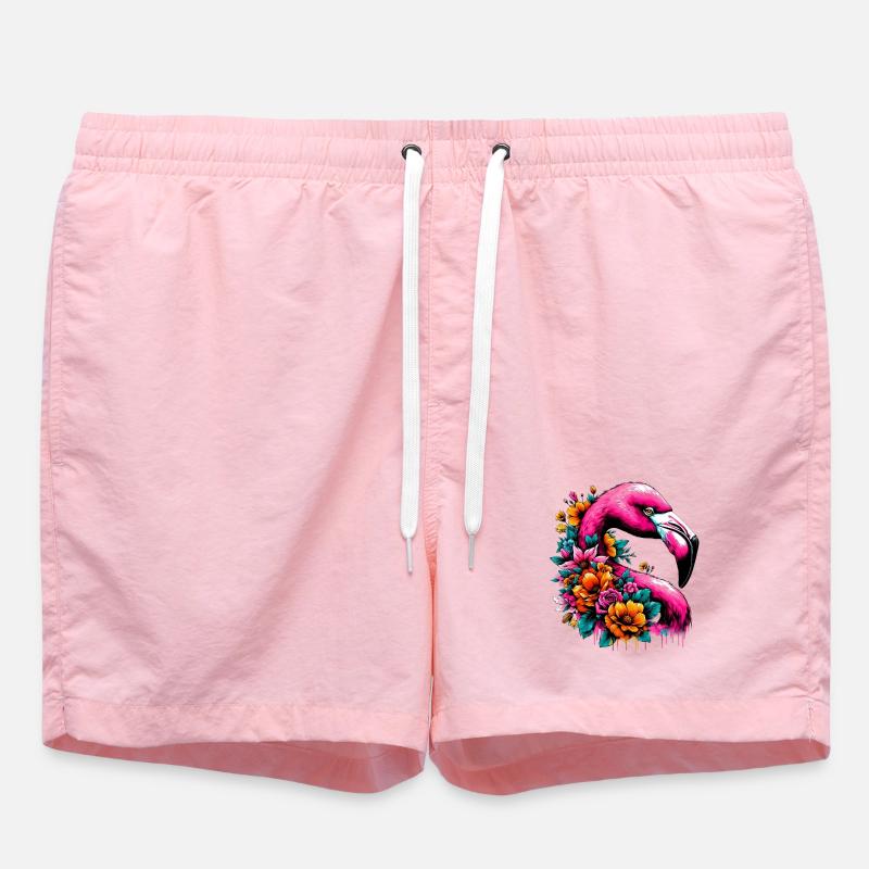 Flamant - Short de bain - rose