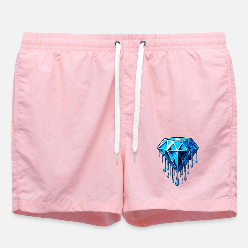 Diamant - Short de bain - rose