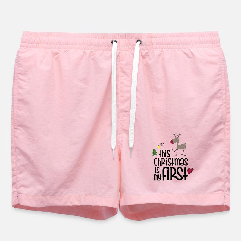mon premier Noël - Short de bain - rose