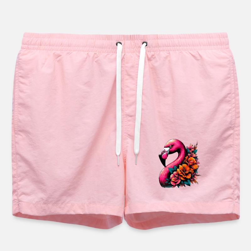 Flamant - Short de bain - rose