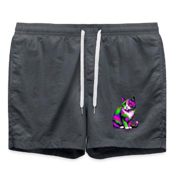 Cat - Swim Trunks -  - Front