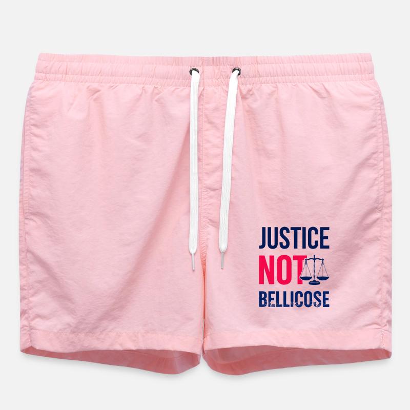 JUSTICE_NOT_BELLICOSE - Short de bain - rose