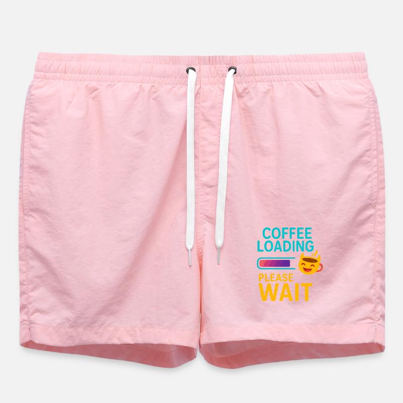Café Charge Patience Dire Design - Short de bain - rose