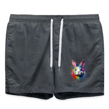Voile de couleur lapin - Short de bain -  - Devant
